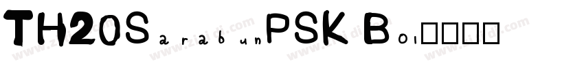 TH20SarabunPSK Bol字体转换